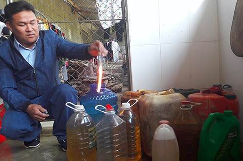 Nước giếng ở Hà Tĩnh bốc cháy như dầu hỏa ảnh 2