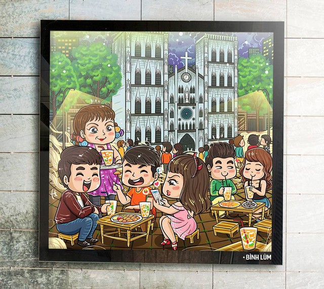 Vẽ cả Hà Nội qua lời kể của bạn bè ảnh 1