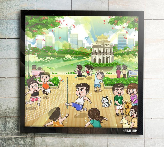 Vẽ cả Hà Nội qua lời kể của bạn bè ảnh 7