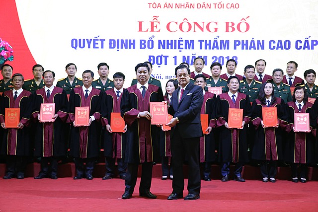 Chủ tịch nước bổ nhiệm 39 Thẩm phán Cao cấp ảnh 1