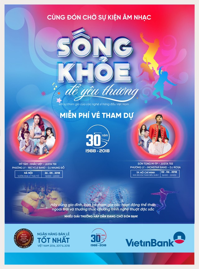 “Sống Khỏe để yêu thương”: Sự kiện âm nhạc “bom tấn” đầu hè 2018 ảnh 1