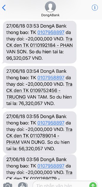 Thêm chủ thẻ DongA Bank bị mất 116 triệu đồng trong tài khoản ảnh 1