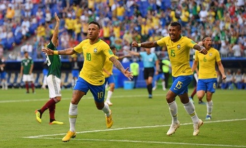 Brazil 2-0 Mexico: Sức mạnh ứng viên vô địch, Neymar ‘ghi điểm’ ảnh 2