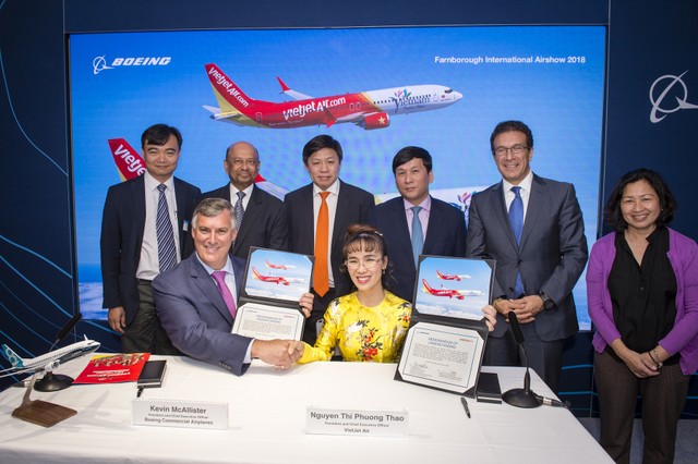 Boeing và Vietjet ký hợp đồng 100 máy bay  ảnh 1