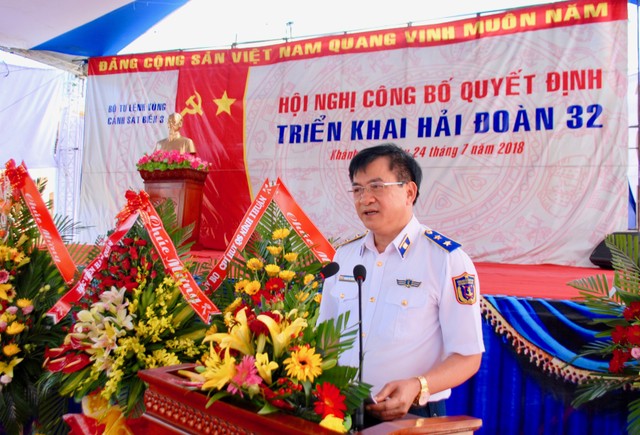 Công bố quyết định thành lập Hải đoàn 32 ảnh 1