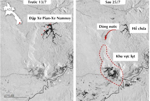 Những dấu hiệu báo trước vụ vỡ đập thủy điện Lào ảnh 1