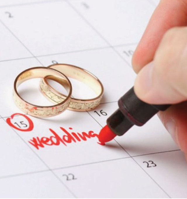Chọn ngày cho hôn sự ảnh 1