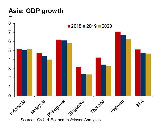 ICAEW hạ dự báo tăng trưởng Đông Nam Á năm 2019 xuống 4,8% ảnh 1
