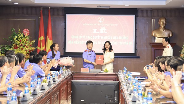 Viện Kiểm sát nhân dân tối cao bổ nhiệm một loạt nhân sự mới ảnh 1