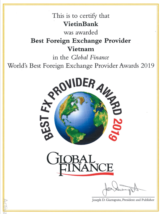 VietinBank 2 năm liên tiếp là đơn vị cung cấp dịch vụ ngoại hối tốt nhất Việt Nam ảnh 1