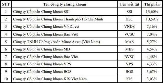 Cận cảnh bức tranh lợi nhuận Top 10 thị phần môi giới ảnh 1