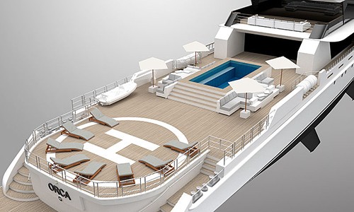 Thiết kế siêu du thuyền trông giống cá voi sát thủ ảnh 1