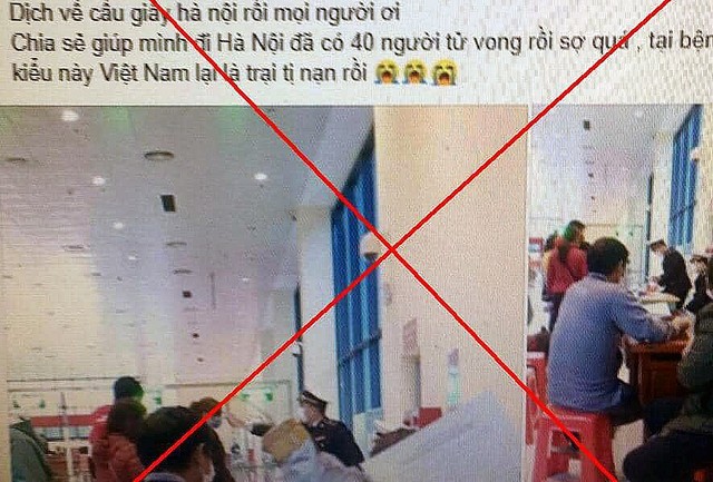 Xử lý nam thanh niên tung tin Hà Nội có 40 người tử vong vì virus corona ảnh 1