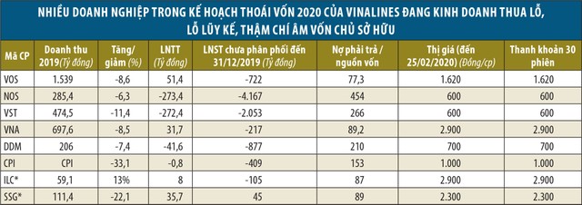 Vinalines: Thách thức kế hoạch thoái vốn 2020 ảnh 1