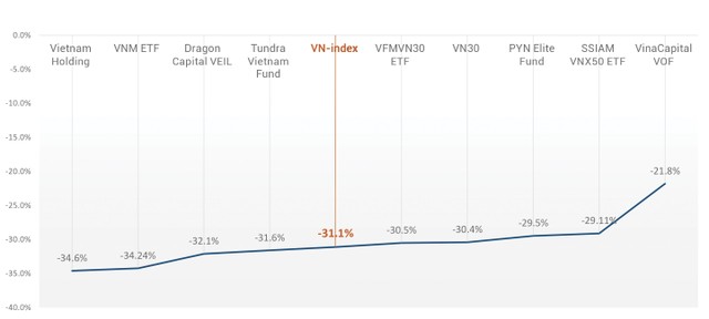 Quỹ cổ phiếu, hiệu quả bấp bênh theo Index  ảnh 1