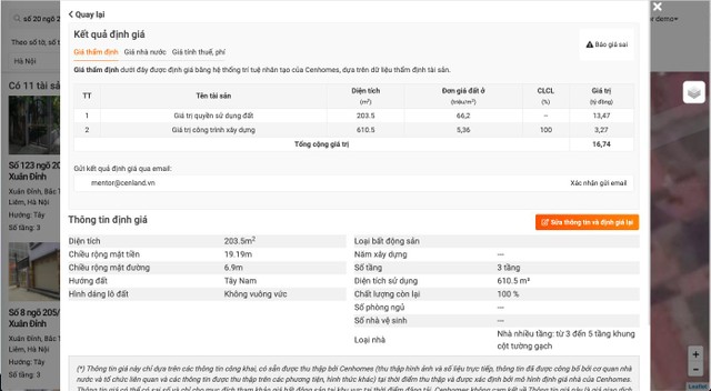 CenHomes ra mắt tính năng định giá online – bước đột phá trong lĩnh vực bất động sản ảnh 2