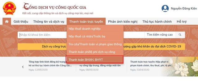 Thanh toán bảo hiểm xã hội tự nguyện và gia hạn thẻ bảo hiểm y tế ở bất kỳ đâu với dịch vụ trực tuyến ảnh 1