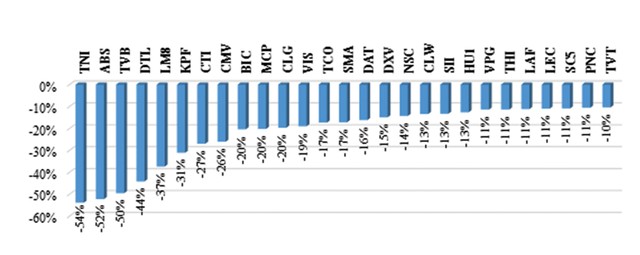 Gần 200 mã ngược đà tăng trên sàn ảnh 1