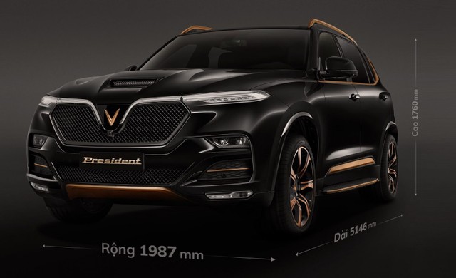 SUV hạng sang President xuất hiện trong video giới thiệu mới nhất của Vinfast ảnh 1