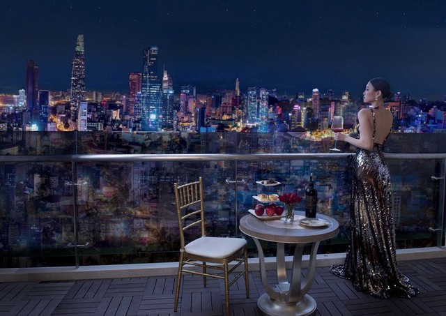 Từ The Grand Manhattan có thể chiêm ngưỡng phố phường nhộn nhịp ngày đêm. Ảnh: Novaland.