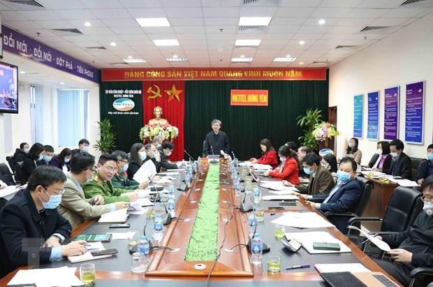 Hưng Yên họp triển khai các giải pháp phòng chống dịch COVID-19 (Ảnh: Đinh Tuấn/TTXVN). Hưng Yên họp triển khai các giải pháp phòng chống dịch COVID-19 (Ảnh: Đinh Tuấn/TTXVN).