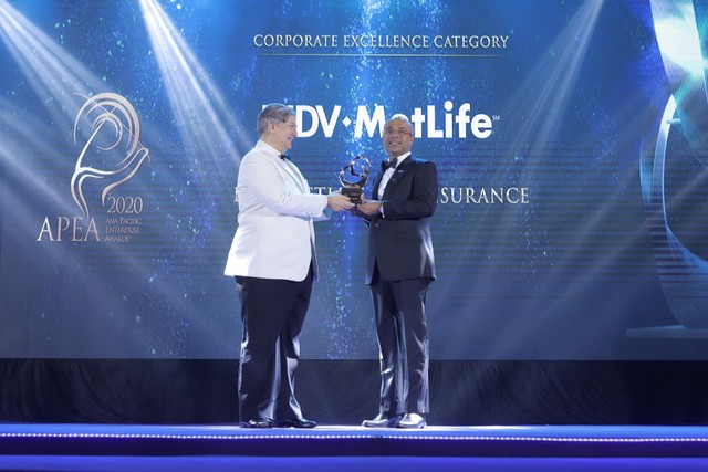 Ông Gaurav nhận giải thưởng Doanh nghiệp xuất sắc Châu Á 2020 từ Ban tổ chức APEA 2020.