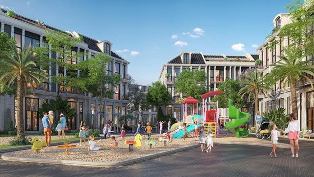 Kết hợp hài hoà giữa cảnh quan và dịch vụ tiện ích mang đến cuộc sống tiện nghi, thư giãn.