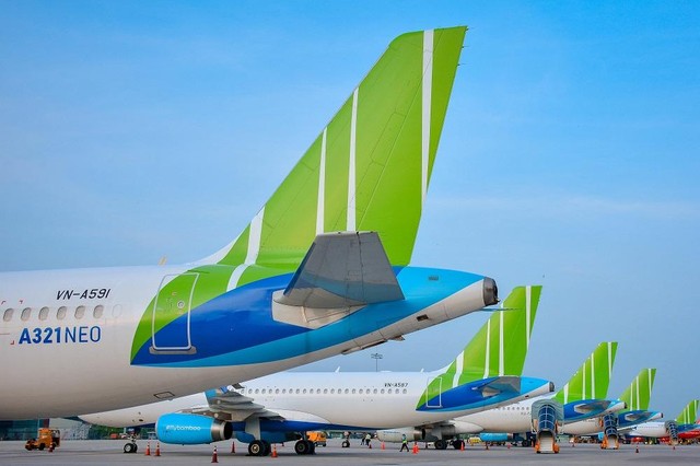 Bamboo Airways đang dẫn đầu về số lượng đường bay nội địa.