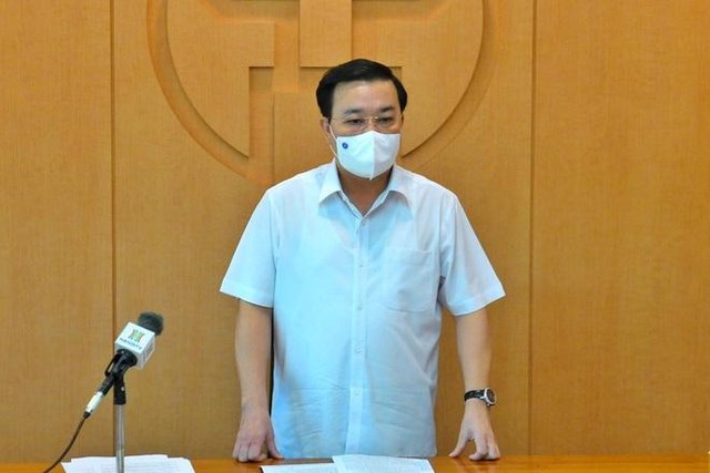 Phó Chủ tịch UBND TP Hà Nội Chử Xuân Dũng phát biểu tại cuộc họp sáng 3/6 (Ảnh: Thành Trung). Phó Chủ tịch UBND TP Hà Nội Chử Xuân Dũng phát biểu tại cuộc họp sáng 3/6 (Ảnh: Thành Trung).