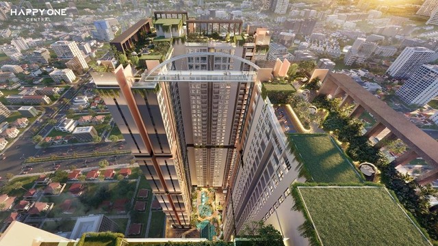 Tổ hợp 68 tiện ích trên không đỉnh cao tại Happy One-Central.