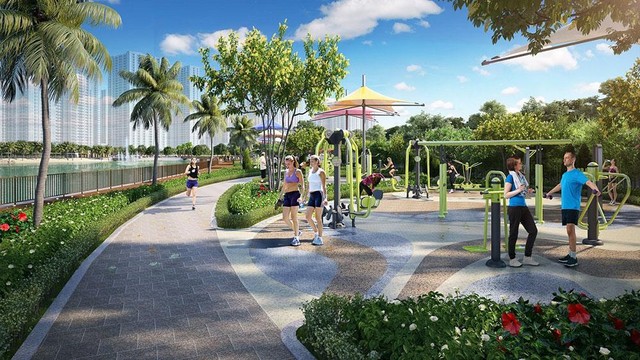 Công viên thể thao ngoài trời.