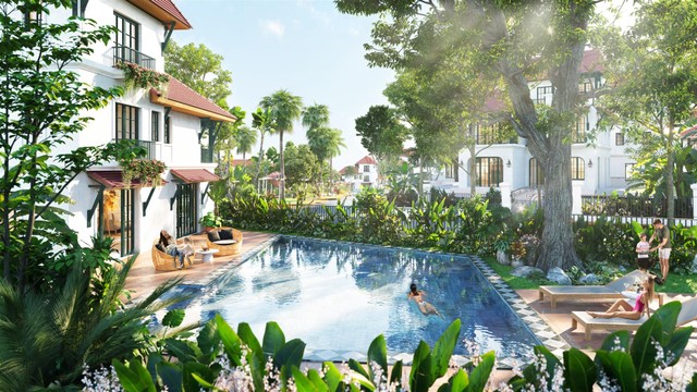 Khuôn viên sân vườn xanh mướt của biệt thự Sun Tropical Village. (Ảnh mang tính minh họa). Khuôn viên sân vườn xanh mướt của biệt thự Sun Tropical Village. (Ảnh mang tính minh họa).