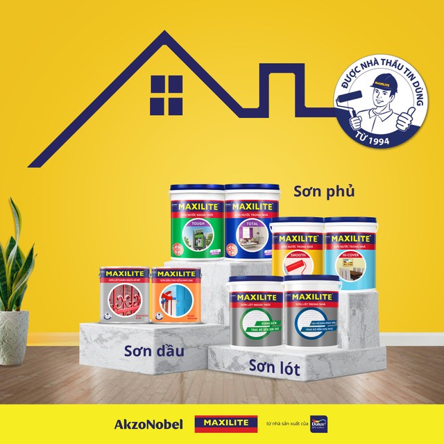 Danh mục sản phẩm sơn đa dạng với nhiều lựa chọn.