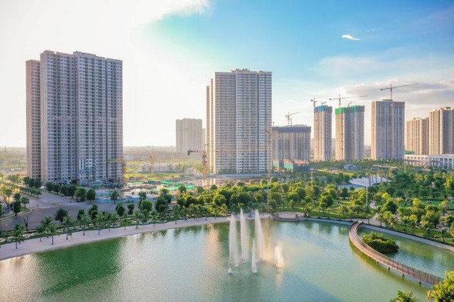 Dự án Imperia Smart City đã cất nóc, hoàn thiện xây dựng phần thô.