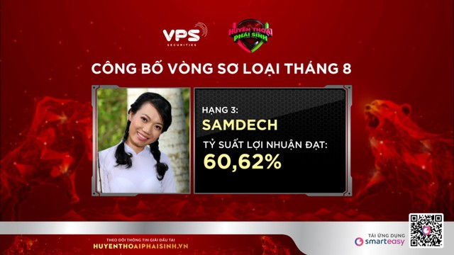 Quý quân @samdech có lối giao dịch ổn định và bứt tốc vào những ngày cuối cùng.