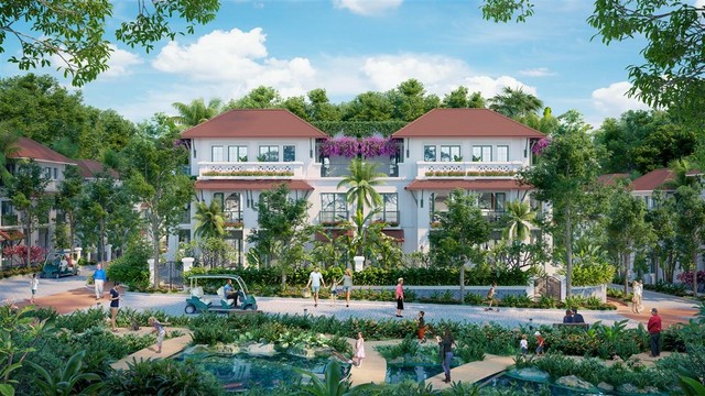 “Ốc đảo” nhiệt đới Sun Tropical Village chinh phục giới thượng lưu. (Ảnh phối cảnh minh họa).