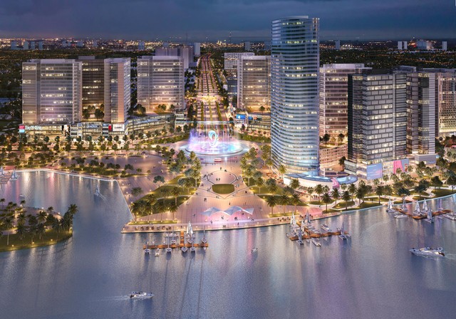 Bến tàu kết hợp quảng trường ven sông Đồng Nai của Izumi City, dự án được Hankyu Hanshin và Nam Long hợp tác đầu tư. Bến tàu kết hợp quảng trường ven sông Đồng Nai của Izumi City, dự án được Hankyu Hanshin và Nam Long hợp tác đầu tư.