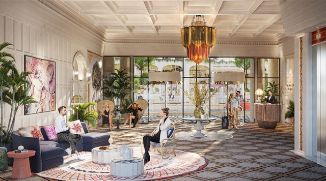 Sảnh tòa tháp The Sea với tiêu chuẩn như một khách sạn 5 sao (Ảnh phối cảnh minh họa). Sảnh tòa tháp The Sea với tiêu chuẩn như một khách sạn 5 sao (Ảnh phối cảnh minh họa).