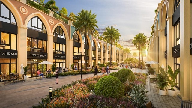 Ảnh phối cảnh phân khu Sonasea Silk Path - một trong những dòng sản phẩm được thị trường đón nhận tích cực của CEO Group tại dự án Sonasea Vân Đồn Harbor City.