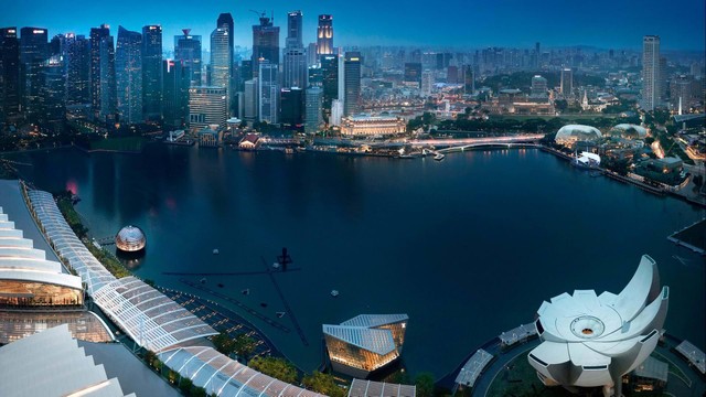 Cửa hàng Apple tại Marina Bay Sands, Singapore. Ảnh: Foster+Partners.
