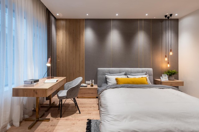 Các ứng dụng của Gỗ Công Nghiệp An Cường tai hệ thống Showroom.