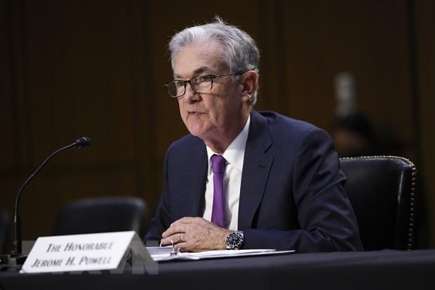 Chủ tịch Fed Jerome Powell phát biểu tại phiên điều trần trước Ủy ban Ngân hàng Thượng viện Mỹ, Washington, D.C., ngày 28/9/2021. (Ảnh: THX/TTXVN). Chủ tịch Fed Jerome Powell phát biểu tại phiên điều trần trước Ủy ban Ngân hàng Thượng viện Mỹ, Washington, D.C., ngày 28/9/2021. (Ảnh: THX/TTXVN).