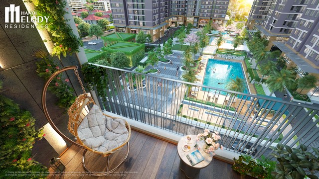 Tiện ích của dự án Hanoi Melody Residences.