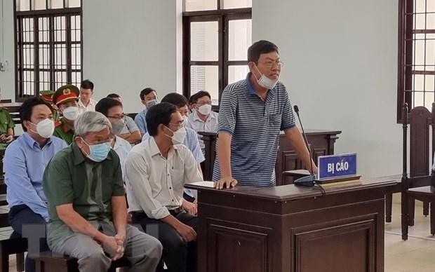 Bị cáo Lê Xuân Phương tại phiên chất vấn. (Ảnh: Nguyễn Thành/TTXVN).