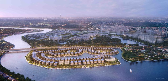 Địa thế phong thủy “tựa lưng” vào “núi” và hướng về sông của The Rivus mang đến sự thành công cho gia chủ.