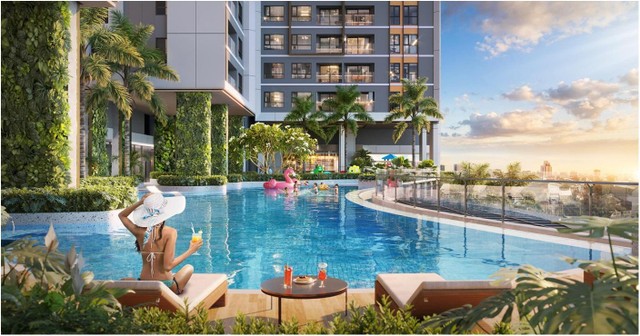 Hệ tiện ích đa dạng và hướng tới chăm sóc sức khoẻ cư dân tại Essensia Sky. Ảnh: Tange Associates. Hệ tiện ích đa dạng và hướng tới chăm sóc sức khoẻ cư dân tại Essensia Sky. Ảnh: Tange Associates.