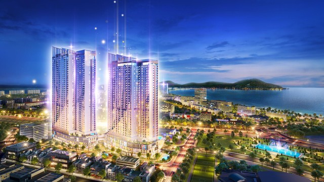 Tòa nhà ánh sáng The Sailing Quy Nhơn giải “cơn khát” nguồn cung căn hộ khách sạn 5 sao.