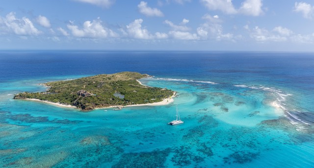 Đảo Necker (thuộc Quần đảo Virgin, Anh). Nguồn: dreamstime.