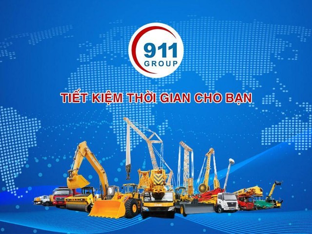 911 Group - Tập đoàn chuyên cung cấp máy xây dựng.