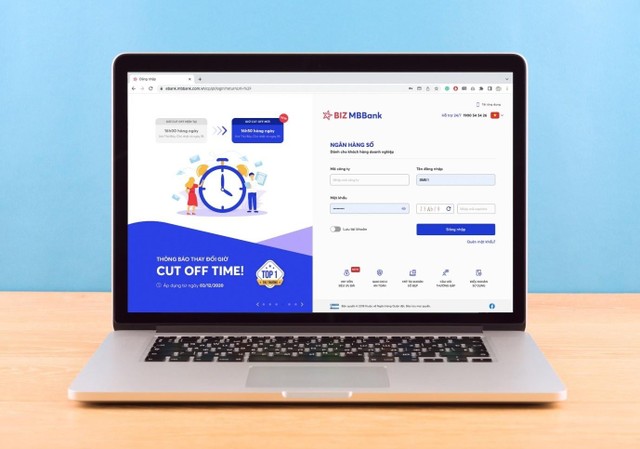 Nền tảng BIZ MBBank dành cho khách hàng doanh nghiệp.